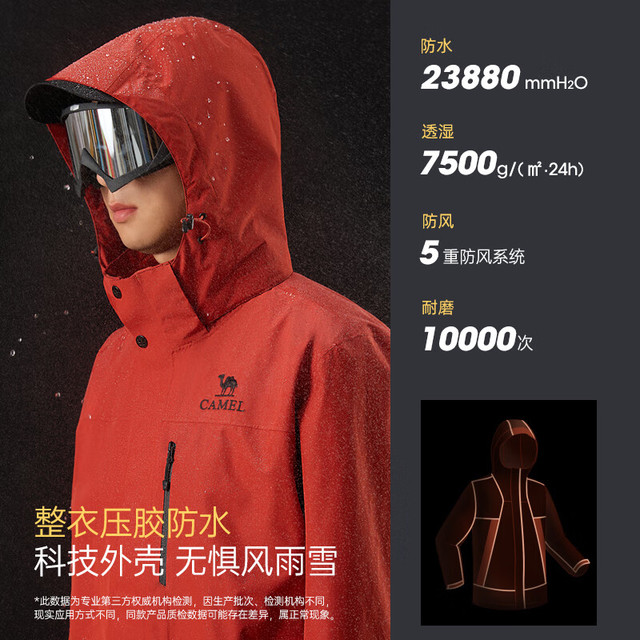 今日必买：骆驼 蛟龙3.0 三合一冲锋衣 M15CF00003
