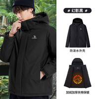 CAMEL骆驼棉服男冬季保暖2025新款加绒加厚防风夹克情侣夹棉休闲外套 男女同款