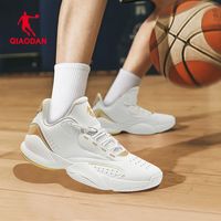 乔丹问鼎篮球鞋男鞋2025秋季皮面防水防滑运动鞋男百搭休闲鞋