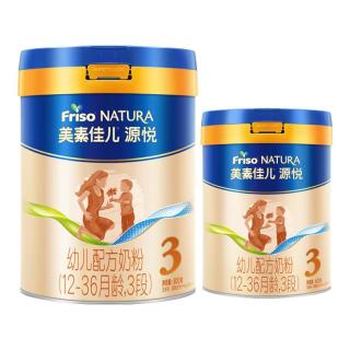 美素佳儿 源悦幼儿配方奶粉（12-36月龄，3段）罐装 （新国标） 源悦3段800g+400g
