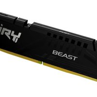 金士顿 FURY Beast Black DDR5台式机内存条套条 4x32GB 5600MT/s XMP 3.0 黑色 KF556C40BBK4