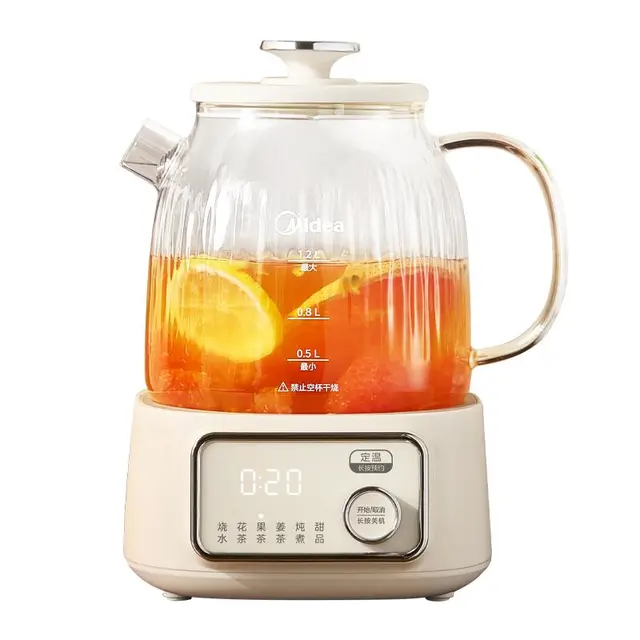 Midea 美的 YS12B302J 养生壶 1.2L 白色系