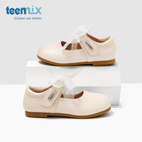 天美意天美意童鞋2025年秋季新款女宝宝软底小皮鞋中大童女孩百搭单鞋