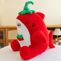 Ghiaccio 吉娅乔 创意搞怪鲨鱼辣椒玩偶卡通造型毛绒玩具  40cm