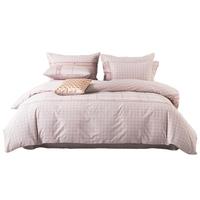 梦洁家纺100%精梳纯棉床上四件套床单印花款全棉亲肤透气套件1.5米床 被套200x230cm 西堤(咖) 【纯棉印花】西堤（咖）