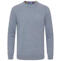 Navigare意大利小帆船纯羊毛衫男秋冬新款抗菌打底衫套头保暖毛衣  M /48