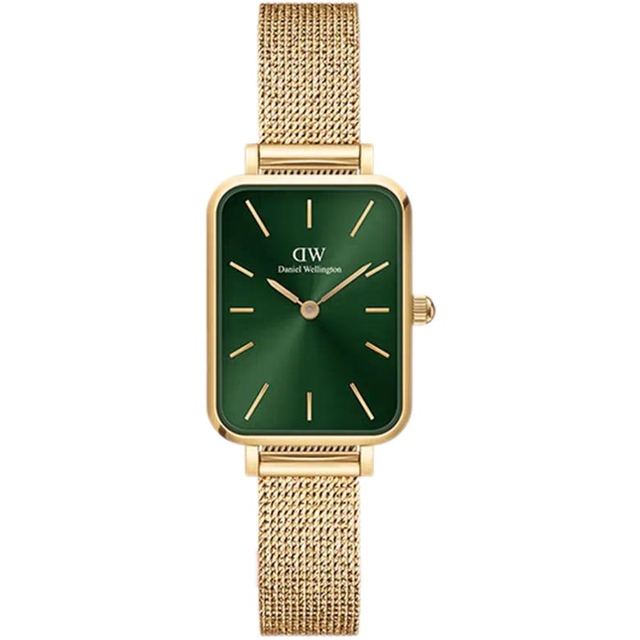Daniel Wellington 丹尼尔惠灵顿 金色钢带复古小绿表DW563 礼盒装