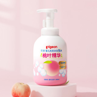 Pigeon 貝親 桃葉精華嬰兒洗發(fā)沐浴泡沫 500ml