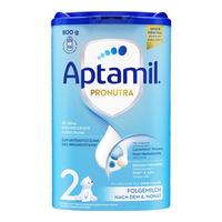 Aptamil 爱他美 经典版 较大婴儿奶粉 德版 2段 800g 易乐罐