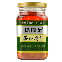 玛瑙泉 茶油腐乳 260g 安徽特产 淮南八公山豆腐乳 下饭菜 拌饭酱 茶油腐乳260g
