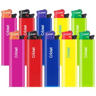 草蜢 砂轮打火机 纯色10支 一次性火石滑轮防爆可 纯色 10支