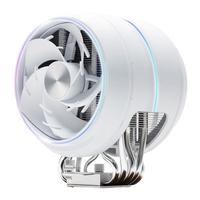 ZALMAN 思民ZET5白色 CPU风冷散热器 涡流散热 单塔双风扇5热管