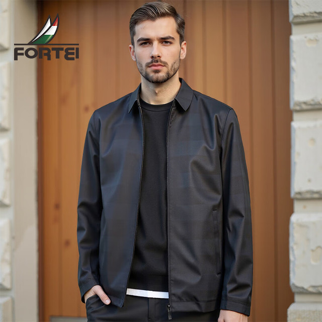 富铤 FORTEI 男士纹夹克