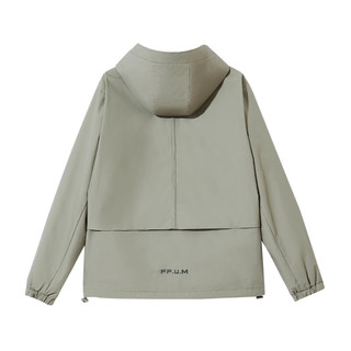 杰克·琼斯（JACK&JONES）秋季保暖潮流运动纯色抽绳连帽休闲棉服外套男装225109010 E02鼠尾草色 S
