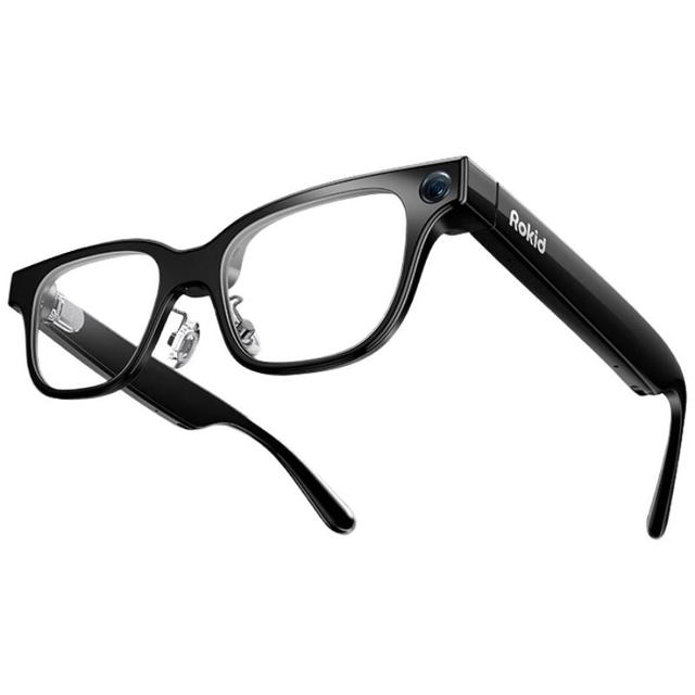 Rokid AR glasses智能AI拍照眼镜 超轻时尚AR眼镜AI提词器实时同声传翻音乐眼镜 可配近视眼镜