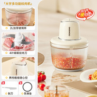 大宇 绞肉机家用搅拌料理机全自动厨房电器电动小型绞菜辅食烹饪机