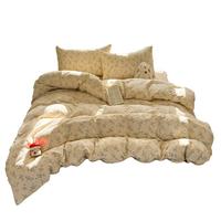 红豆A类双层纱被套单件裸睡亲肤被单人宿舍加厚被罩150*200cm森田 150*200cm-单人被套 【A类不起球裸睡面料】森田野园