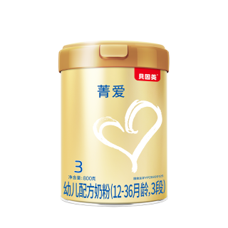 貝因美 菁愛幼兒 DHA 奶粉 3 段 800g×6 罐箱裝