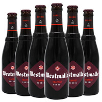西麦尔 Westmalle 双料啤酒 330ml*6瓶  修道院精酿 比利时进口 中秋送礼