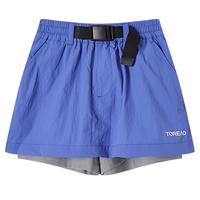 探路者儿童 TOREAD kids探路者女童裤子 夏季款童装儿童运动休闲登山裙裤QAMMBN84648 曙光紫 140