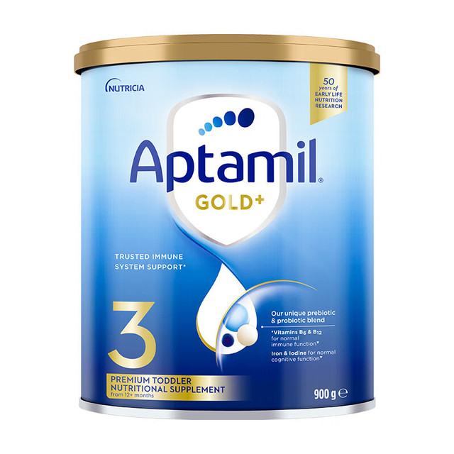 Aptamil 爱他美 金装婴儿配方奶粉 3段 900g