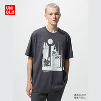 UNIQLO 优衣库 男装/男女同款UT UTGP 2025 TATE印花T恤/短袖T恤481514 08 深灰色 XS /160/76A