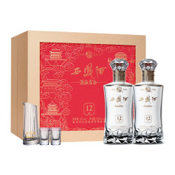 西凤酒 西凤 窖龄酒海12年 凤香型 52度500ml*2瓶礼盒