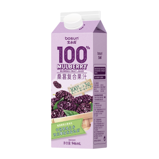 寶桑園 100%桑葚玫瑰鹽復(fù)合果汁946ml