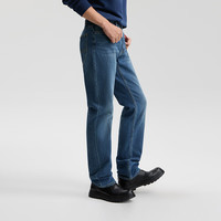 Lee【张凌赫代言】25秋冬726标准直筒中蓝色男牛仔裤 中蓝色 28