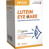 NYO3 润眼叶黄素60粒 含麦角硫因透明质酸口服玻尿酸[花少同款] 润眼淡纹叶黄素