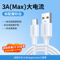 绿联 iphone15promax充电线type-c超级快充