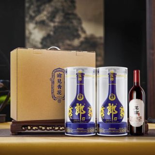 郎酒 青花郎53度500ml*2+龍諭單一園 750ml*1 禮盒送禮