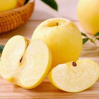 栀舒黄金维纳斯自带蜂蜜香的苹果 精品维纳斯苹果 净重4.5斤彩箱装 7-9个