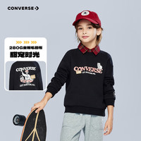 Converse匡威童装男童卫衣2025秋季新款卡通印花休闲百搭运动潮流上衣打底   【建议身高140-152cm】