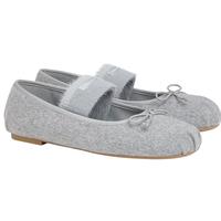 CHARLES & KEITH CK1-70920211 平底蝴蝶结 浅灰色 39 女士单鞋