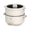 利仁 多功能电火锅电煮锅电蒸锅3L 白色