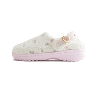 卡骆驰 Crocs x Hollister 经典雪绒洞洞鞋 牛奶粉 37/38(230mm)