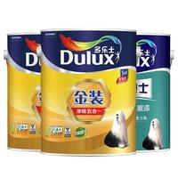 多乐士 乳胶漆金装净味五合一优等品内墙漆涂料A8188-5L套装