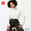 UNIQLO 优衣库 女装HEATTECH摇粒绒两翻领套头衫/长袖25秋冬新款479608 01 乳白色 M /160/84A