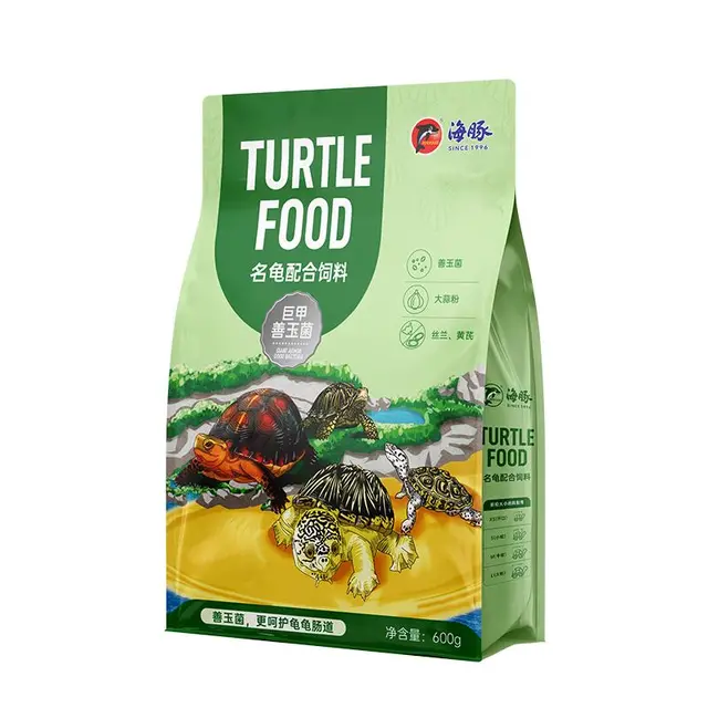 海豚龟粮善玉菌基础粮600gM 草龟麝香剃刀龟饲料上浮通用乌龟饲料