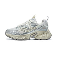 88VIP：saucony 索康尼 男鞋女鞋 2024春季2K CAVALRY骑士鞋复古潮流运动鞋跑步鞋 银黑 43