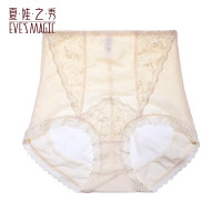 夏娃之秀 女蕾丝舒适束腰提臀收腹内裤 肤色(塑身)