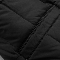 鸭鸭（YAYA）羽绒马甲男短款轻薄保暖中老年冬季休闲鸭绒背心男 黑色 L 175(120-135斤)