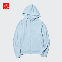 UNIQLO/优衣库 AIRism 防紫外线 女士防晒衣 水蓝色 XL