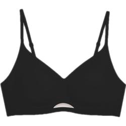 Ubras 无尺码透气轻纱小胸显大无钢圈聚拢文胸罩内衣女 胡桃木(美拉德色)