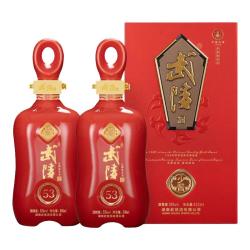 武陵酒 窖藏年份 53%vol 酱香型白酒 500ml 2瓶 礼盒装