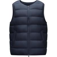 森马（Semir）羽绒马甲男冬装90绒子轻薄三防2025基础上衣内搭外穿109725103101 深蓝80878 （灰鸭绒） XL