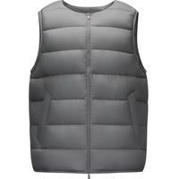 森马（Semir）羽绒马甲男冬装90绒子轻薄三防2025基础上衣内搭外穿109725103101 冷灰20543 （白鸭绒） 2XL