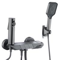 BSITN钢琴键淋浴花洒套装无顶喷 浴室简易淋浴器卫浴增压喷头全套B1049 钢琴键