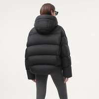 坦博尔连帽羽绒服女短款宽松秋冬保暖外套商场同款TBF550530A